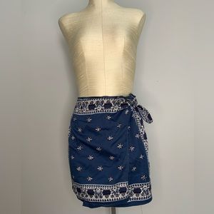 Bandana wrap skirt